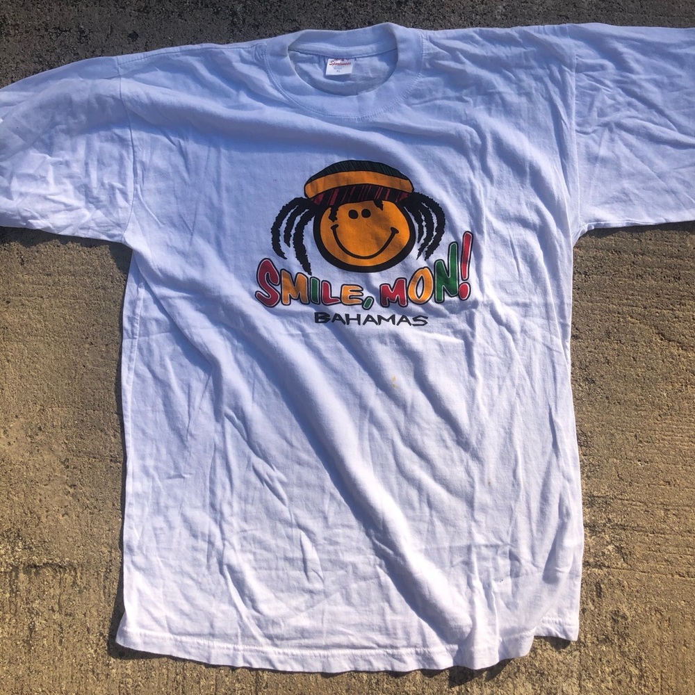 Vintage Bahamas smiley size XL
